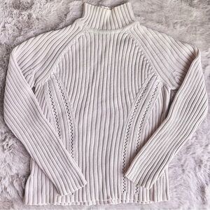 The Vintage Knit Mock Neck Sweater 🩷 by Tribal; Size Medium